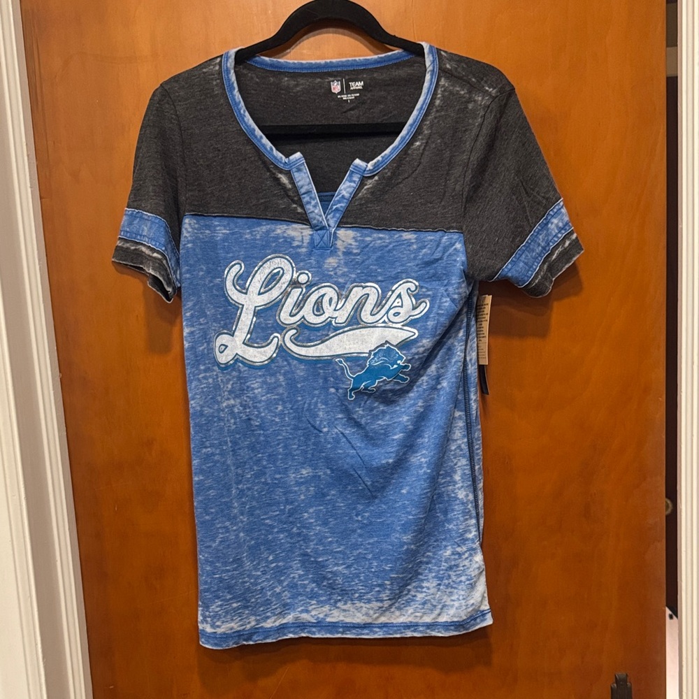 Lions Blue and Gray Shirt